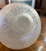 René Lalique Lievres Hares Vase No.942 Opalescent Glass c1923 Signed France