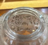 René Lalique Aras Vase No.919 Clear Grey Patina c1924 Signed R. Lalique France