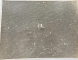 WW1 1918 "Suspicious Dutch Fishing Vessel" RAF Official Aerial Photograph.