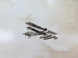 RARE Early Photo WW1 1916 "RAF Short Seaplane Flying" Official Photograph
