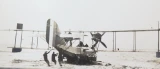 WW1 1918 R.A.F. Official Photograph. Landing Flying Boat in Rough Sea, Yarmouth