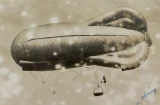 WW1 1918 "RAF The Sausage on A String, Kite Balloon" Official Photo + Submarine