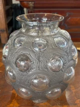 René Lalique Antilopes Vase No.875 Grey Patina c1925 Signed R. Lalique France