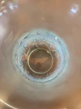 René Lalique Renoncules Buttercups Vase No.1044 Opalescent Blue Patina 1931