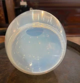 René Lalique Tourterelles Vase No.963 Opalescent Glass c1925 Signed France