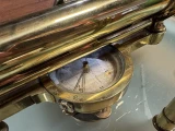 Antique c.1840s Troughton & Simms London Brass Surveyors Level Compass Boxed