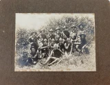 cWW1 American USA Military / Machine Gun Unit Group Silver Gelatin Photo.
