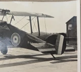 2 x WW1 1917 & 1918 RAF Large Official Photographs. Sopwith & Pilot Beside Plane