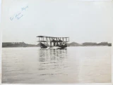 WW1 1918 RAF Official Photograph. "P.S.B First Flight. Tri-PlaneFlying Boat"