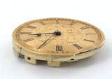 Stunning Dial / c1900 A. Mathey Mid Size Pocket Watch Movement.