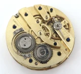 Stunning Dial / c1900 A. Mathey Mid Size Pocket Watch Movement.