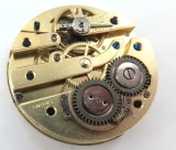 Stunning Dial / c1900 A. Mathey Mid Size Pocket Watch Movement.
