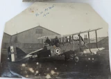 2 x WW1 1916 RAF Large Official Photographs. Mail Being Loaded onto Plane.