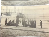 2 x WW1 c1917 Photographs. "Towing in Seaplane"