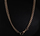 Antique Chester 1915 9ct Rose Gold T Bar Graduated Fob Chain 51.6g Marker P & M