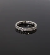 Handmade Platinum 0.93ct E Vs Brilliant Cut Diamond Band J Val $4485