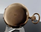 Vintage 1913 IWC Schaffhausen 14K Gold Full Hunter Pocket Watch 89.7g - Serviced