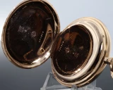 Vintage 1913 IWC Schaffhausen 14K Gold Full Hunter Pocket Watch 89.7g - Serviced