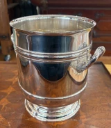 Vintage Christofle France Silver Plated Champagne Wine Cooler Twin Handle 23cm