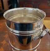 Vintage Christofle France Silver Plated Champagne Wine Cooler Twin Handle 23cm
