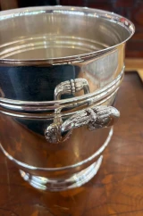 Vintage Christofle France Silver Plated Champagne Wine Cooler Twin Handle 23cm