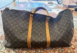 Vintage Louis Vuitton Keepall Bandouliere 60 Monogram Canvas Travel Duffle Bag