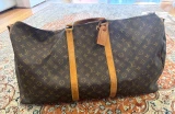 Vintage Louis Vuitton Keepall Bandouliere 60 Monogram Canvas Travel Duffle Bag