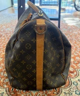 Vintage Louis Vuitton Keepall Bandouliere 60 Monogram Canvas Travel Duffle Bag