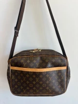 Vintage Louis Vuitton Reporter GM Monogram Canvas Crossbody Shoulder Bag M45252