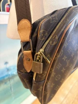 Vintage Louis Vuitton Reporter GM Monogram Canvas Crossbody Shoulder Bag M45252