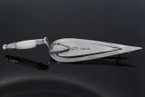 1887 Sterling Silver Mother of Pearl Brooch and Bookmark By Adie & Lovekin