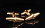 Vintage Dunhill Gold Tone Bullet Torpedo Cufflinks Men’s Designer Cuff Links