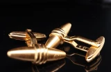 Vintage Dunhill Gold Tone Bullet Torpedo Cufflinks Men’s Designer Cuff Links