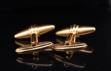 Vintage Dunhill Gold Tone Bullet Torpedo Cufflinks Men’s Designer Cuff Links