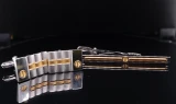 Dunhill Two Tone Cufflinks & Tie Bar Set Silver & Gold Tone Men's Accessories