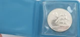 Samoa 1979 UNC Captain Cook $10 .500 Silver in Blue Sleeve