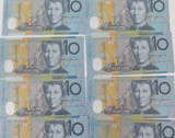 15 x EF to UNC $10 Notes. Stevens Parkinson / John Fraser