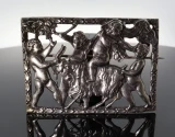 Vintage Coro Jewelcraft Creations Silver Plated Bacchanalian Brooch c1920s–1950s