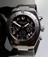 Auth. Hamilton H78716333 Khaki Navy Sub Automatic Watch Box & Docs