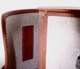 Jaeger-LeCoultre Single Travel Watch Roll Canvas and Brown Leather Mint in Box