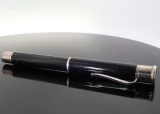 Georg Jensen Bo Bonfils Chinese Lacquer Fountain Pen with Sterling Silver Trim
