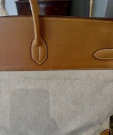 Vintage 1986 Hermes Haut à Courroies HAC Toile & Leather Travel Bag