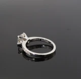 Tiffany & Co. 1.34ct I Vs Cushion Cut Diamond Ring Size K1/2 + Box Val $28480