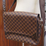 Authentic Louis Vuitton Damier Shelton Messenger Bag MM N41149