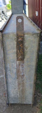 1920s FEDERAL ELECTRIC COMPANY 3.76M CLOTHING DOUBLE SIDED PORCELAIN MILK GLASS SIGN