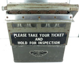 Scarce c 1960’s huge Solomatic ticket machine ex Wynnum (QLD) bus company 