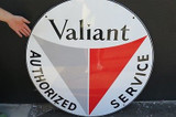BRISBANE VINTAGE OLD SIGN DEALER 1960s VALIANT SUPER RARE NEW OLD STOCK LARGE ENAMEL ADVERTISING SIGN