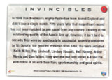 1998 Don Bradman / 1948 Invincibles ACB / Select Australia card. Variation #2
