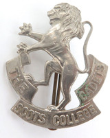 2 VINTAGE “THE SCOTS COLLEGE CADETS” MILITARY CADET BADGES.