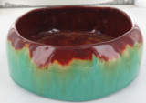 1938 AUSTRALIAN POTTERY. VERY LARGE FLOAT BOWL. DETAILS TO BASE.